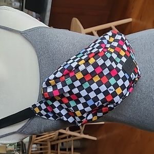 Checkerboard Multicolor Crossbody Sling Bag